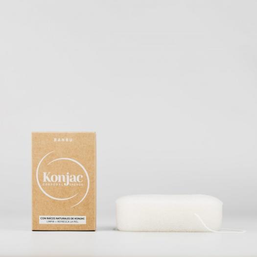 Esponja de Konjac Corporal Natural Banbu