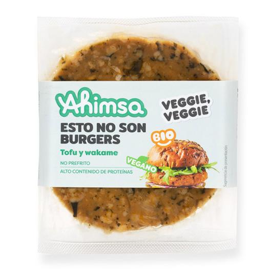 Esto no son Burguers de Tofu y Wakame Veganas Ahimsa Bio 160g