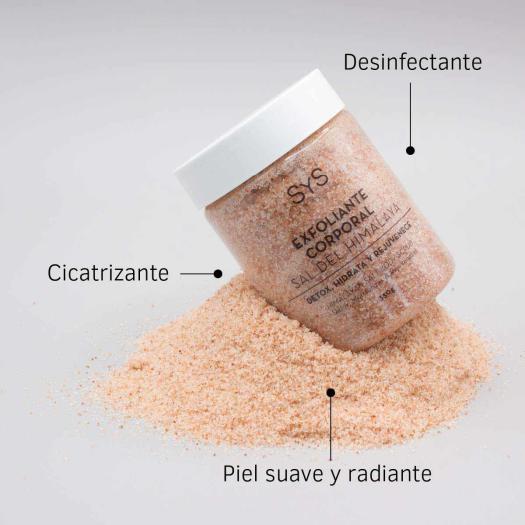 Exfoliante Corporal Sal Rosa del Himalaya SYS 350g