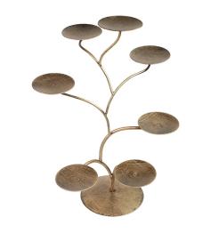 Expositor Metal Chakra Loto con 21 Portavelas