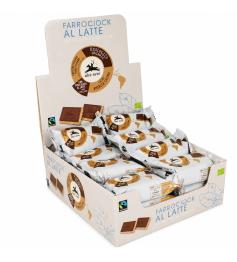 Farro Ciok Choco Leche Galleta Espelta Cubierta de Chocolate con Leche Alce Nero Bio 28g
