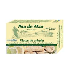 Filetes de Caballa en Aceite de Oliva Pan do Mar Bio 120g