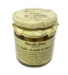 Filetes de Caballa en Aceite de Oliva Pan do Mar Bio 220g