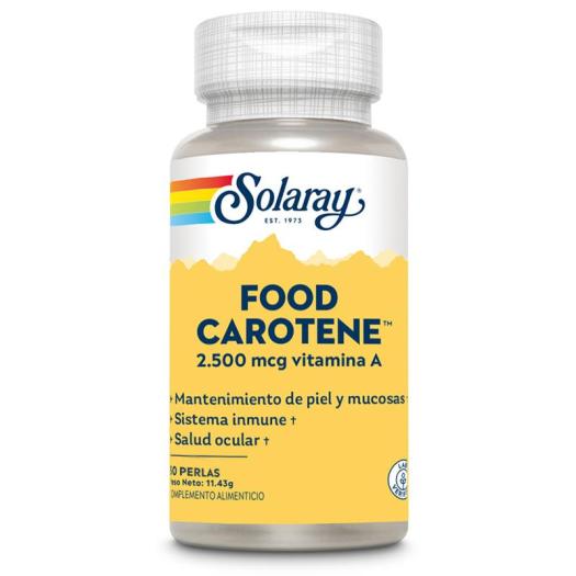 Food Carotene Solaray 30 perlas