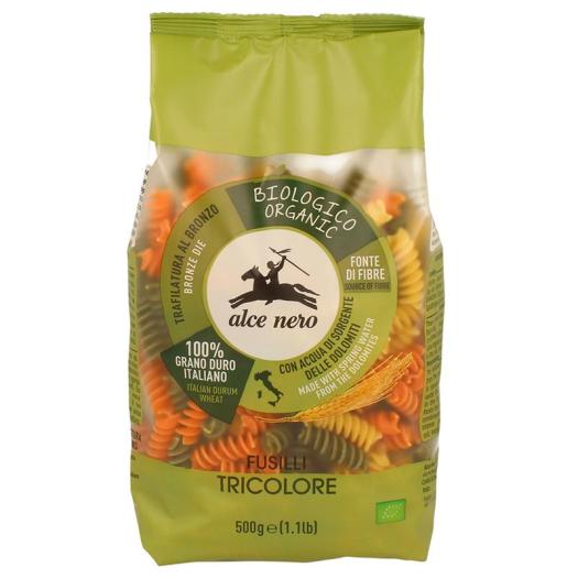 Fusilli Tricolor Alce Nero Bio 500g