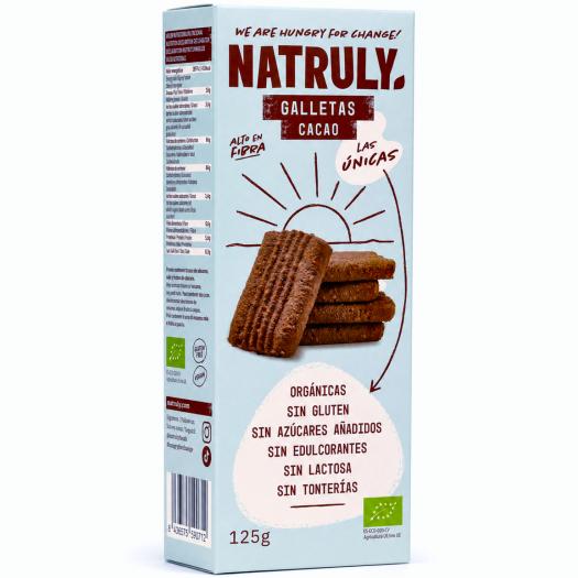 Galletas con Cacao Natruly Bio 125g