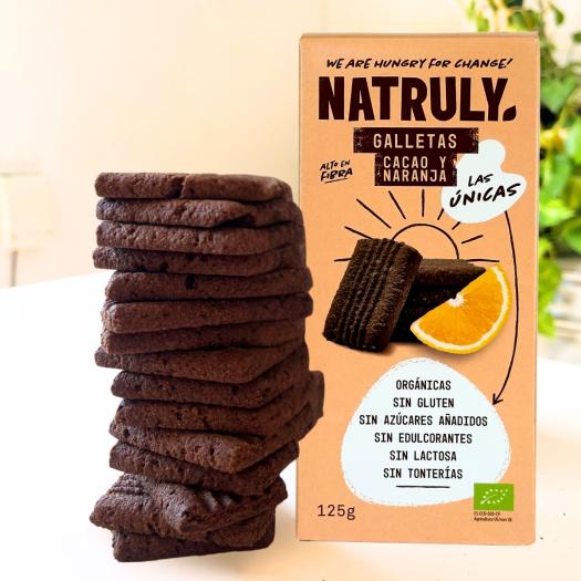 Galletas con Cacao Natruly Bio 125g