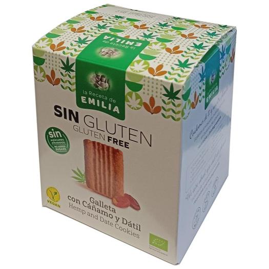 Galletas con Cáñamo Manzana y Dátil Sin Gluten La Receta de Emilia Bio 125g