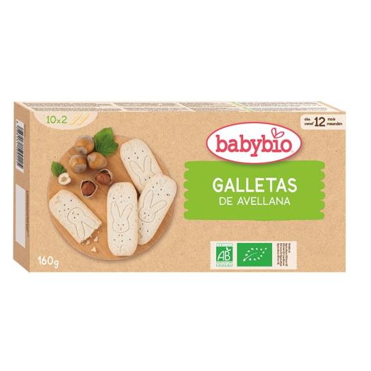 Galletas de Avellana Crecimiento 12 meses Babybio 160g