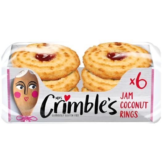 Galletas de Coco y Fresa Sin Gluten Mrs Crimbles 240 g