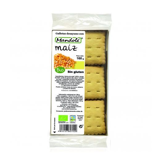 Galletas de Maíz Sin Gluten Bio 160g