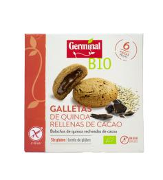 Galletas de Quinoa Rellenas de Cacao Sin Gluten Germinal Bio 200g