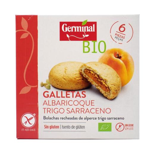 Galletas de Trigo Sarraceno Rellenas de Albaricoque Sin Gluten Germinal Bio 200g