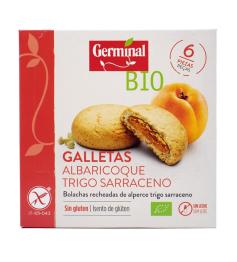 Galletas de Trigo Sarraceno Rellenas de Albaricoque Sin Gluten Germinal Bio 200g