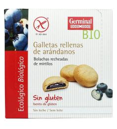 Galletas Rellenas de Arándanos Sin Gluten Germinal Bio 200g