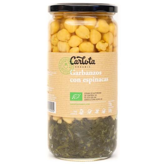 Garbanzos con Espinacas Bio 720g
