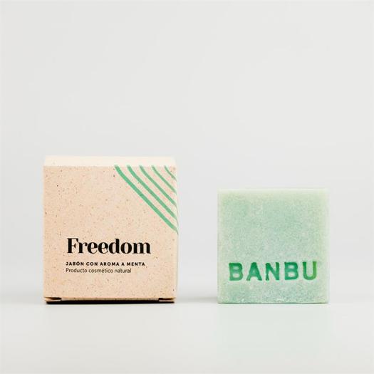 Gel de Ducha Sólido Freedom con Aroma a Menta Banbu 100g