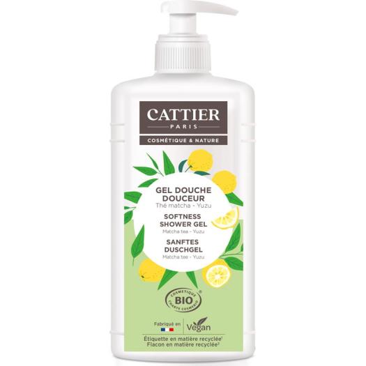 Gel de Ducha Suavizante Matcha Yuzu Cattier Bio 1000ml