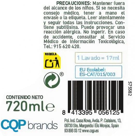 Gel Lavavajillas a Máquina Kidel Eco 720 ml