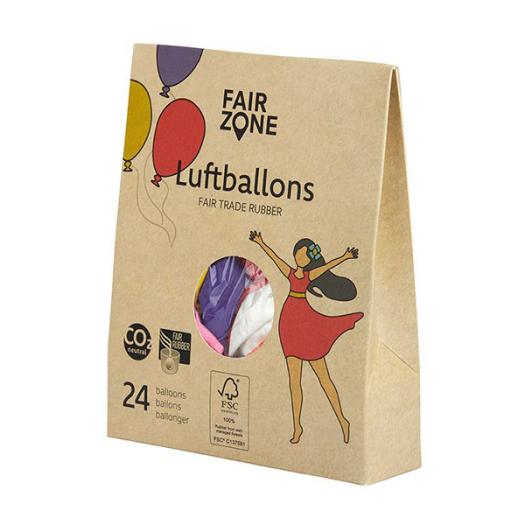 Globos de Látex Natural FSC Fair Squared 24 ud