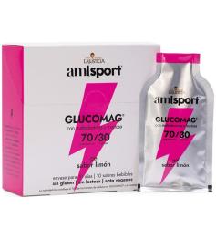 Glucomag 70 30 Gel Sabor Limón AMLSport 10 Sobres de 30ml