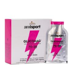 Glucomag 70 30 Gel Sabor Limón AMLSport 10 Sobres de 30ml