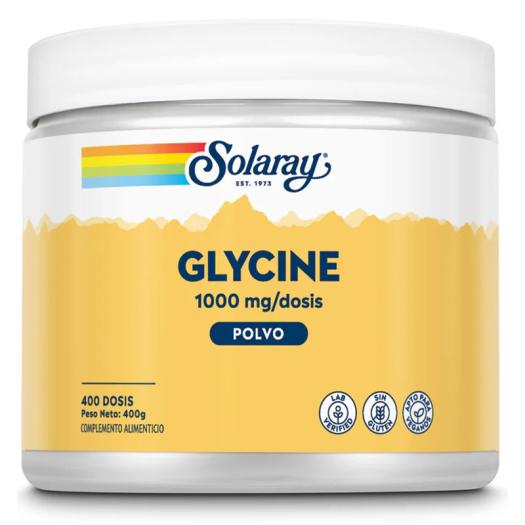 Glicina en Polvo 1000 mg Solaray 400g