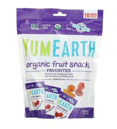 Gominolas Veganas de Frutas Bio YumEarth 10ud x 19.8g