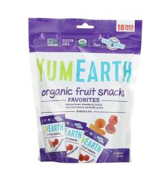 Gominolas Veganas de Frutas Bio YumEarth 10ud x 19.8g