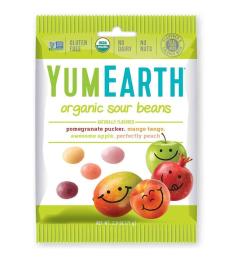 Gominolas Veganas Grajeas Ácidas Bio YumEarth 50g