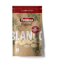 Gotas de Chocolate Blanco para Cobertura y Postres Sin Azúcar 1kg