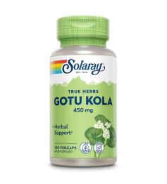 Gotu Kola Centella Asiática 450 mg Solaray 100 VegCaps