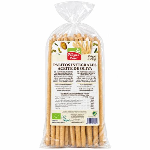Grissines con Aceite de Oliva La Finestra Bio 200g