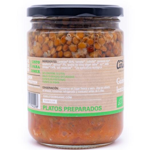 Guiso de Lentejas y Quinoa Bio 425g