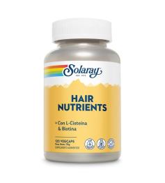 Hair Nutrients con L-Cisteína y Biotina Solaray 120 VegCaps