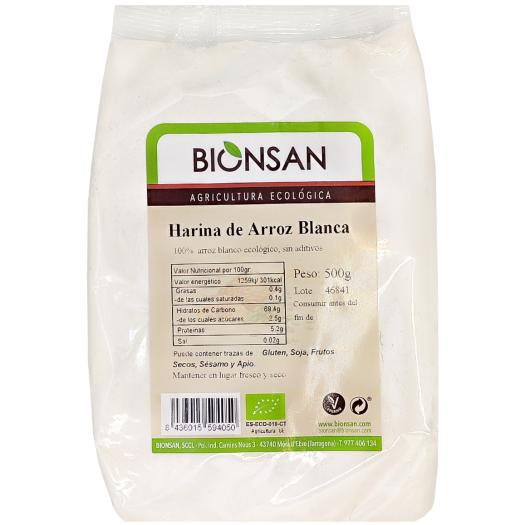 Harina de Arroz Blanca Bionsan Bio 500g