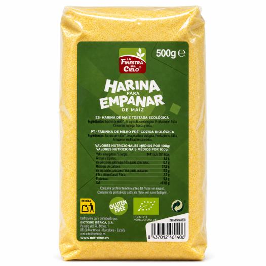 Harina de Maíz para Empanar La Finestra Bio 500g