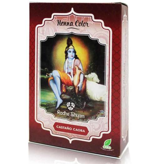 Henna Castaño Caoba en Polvo Rhade Shyam 100g