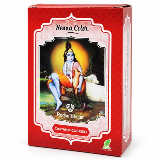 Henna Castaño Cobrizo Tratamiento en Polvo Rhade Shyam 100g