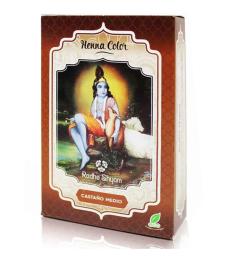 Henna Castaño Medio en Polvo Rhade Shyam 100g