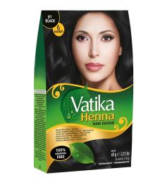 Henna Negro Azabache Jet Black Vatika 60g