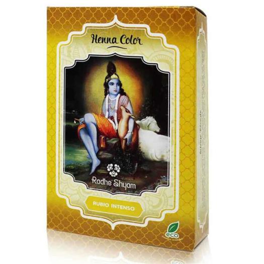 Henna Rubio Intenso en Polvo Rhade Shyam 100g
