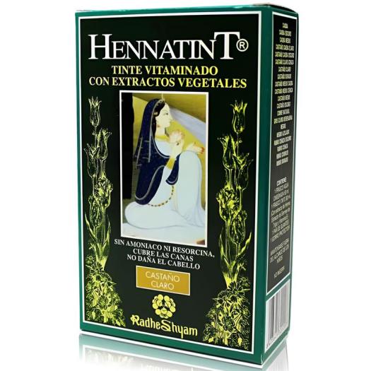 Hennatint Tinte Vitaminado Castaño Claro Rhade Shyam 100g