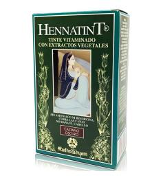 Hennatint Tinte Vitaminado Castaño Oscuro Rhade Shyam 100g