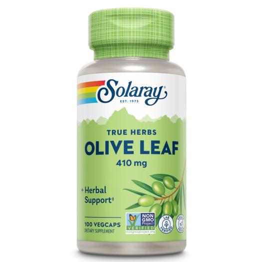 Hoja de Olivo 410mg Solaray 100 Vegcaps
