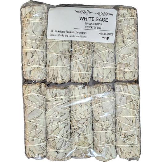 Incienso Atado Salvia Blanca Californiana (Salvia Apiana) Pack 10 ud