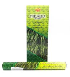 Incienso Citronela Hexagonal Sac 6 x 20 Varillas