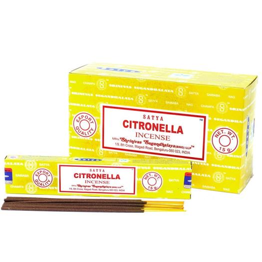 Incienso Citronela Satya 15g