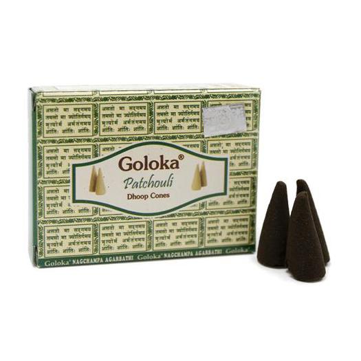 Incienso Conos Goloka Pachuli 15g