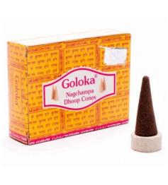 Incienso Conos Nag Champa Goloka 16g
